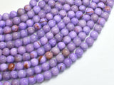 Jade - Purple, 6mm Round-BeadBeyond