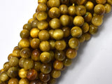 Golden Tiger Eye, 8mm (8.5mm) Round-BeadBeyond
