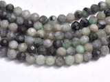 Emerald, 3mm Micro Faceted Round-BeadBeyond