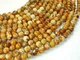 Picture Jasper Beads Round, 8mm (7.8mm)-BeadBeyond