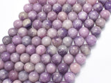 Lepidolite Beads, Round, 8mm-BeadBeyond