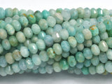 Amazonite, 2.8x4mm Micro Faceted Rondelle-BeadBeyond