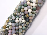 Matte Tree Agate Beads, Round, 6mm-BeadBeyond