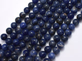 Sodalite Beads, Round, 8mm-BeadBeyond