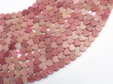 Rhodonite, 4mm Heart Beads, 15 Inch-BeadBeyond