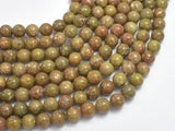 Chinese Unakite Beads, Round, 8mm-BeadBeyond