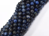 Dumortierite, 6mm Round Beads-BeadBeyond