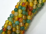 Rainbow Agate Beads, Round, 8mm, 15.5 Inch-BeadBeyond