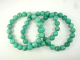 African Amazonite Beads, African Amazonite Bracelet, 9-10mm, Approx 7.5 Inch-BeadBeyond