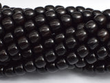 Black Sandalwood, 7x8mm Drum Beads, 30 Inch-BeadBeyond