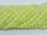 New Jade Beads, 6mm Round Green Beads-BeadBeyond