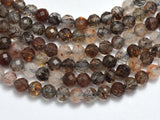 Rutilated Quartz, 3mm (3.4mm) Micro Faceted Round-BeadBeyond