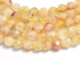 Citrine, 4mm (4.4mm) Micro Faceted Round-BeadBeyond