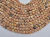 Sunstone, 8mm, Round, 15 Inch-BeadBeyond