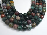 Indian Agate Beads, Fancy Jasper Beads, 14mm Round-BeadBeyond