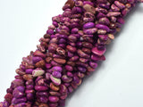 Impression Jasper-Purple, 5-10mm Pebble Chips Beads, 33 Inch-BeadBeyond