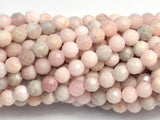 Pink Opal, 4mm Micro Faceted Round, 15 Inch-BeadBeyond