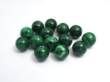 Natural Malachite, 15mm Round Beads, 2pieces-BeadBeyond