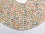 Beryl Beads, Morganite, Aquamarine, Heliodor, 6mm Round-BeadBeyond