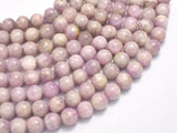Kunzite Beads, 8mm Round Beads-BeadBeyond