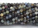 Kyanite, 3mm (3.4mm) Micro Faceted Round-BeadBeyond