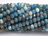 Apatite, 3x3.8mm Micro Faceted Rondelle-BeadBeyond