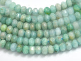 Amazonite, 2.8x4mm Micro Faceted Rondelle-BeadBeyond