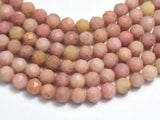 Rhodonite, Pink Rhodonite, 3mm (3.5mm) Micro Faceted-BeadBeyond