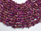 Impression Jasper-Purple, 5-10mm Pebble Chips Beads, 33 Inch-BeadBeyond