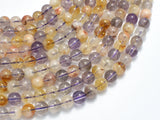Amethyst, Citrine, 6mm Round-BeadBeyond