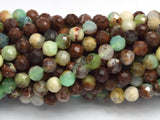 Australian Chrysoprase, 4mm Micro Faceted Round-BeadBeyond