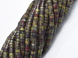 Dragon Blood Jasper, 2x4mm Heishi Disc-BeadBeyond