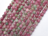 Jade - Pink & Green, 6mm (6.5mm) Round-BeadBeyond