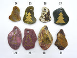 Assorted Stone Pendant, 1 piece-BeadBeyond