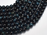 Blue Tiger Eye, 8mm (8.5mm) Round Beads-BeadBeyond