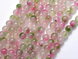 Jade - Pink & Green, 8mm Round-BeadBeyond