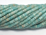 Amazonite, Approx. 2x4mm, Heishi Disc-BeadBeyond
