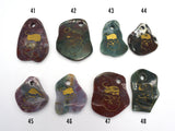 Assorted Stone Pendant, 1 piece-BeadBeyond