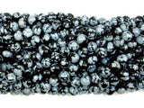 Snowflake Obsidian Beads, Round, 6mm-BeadBeyond