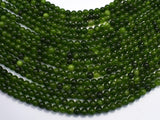 Jade - Green, 6mm Round Beads-BeadBeyond