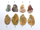 Assorted Stone Pendant, 1 piece-BeadBeyond