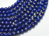 Mashan Jade - Lapis Blue, 8mm (8.5mm) Round-BeadBeyond