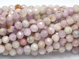 Kunzite, 3.7mm Micro Faceted Round-BeadBeyond
