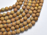 Wood Jasper Beads, Round, 8 mm-BeadBeyond