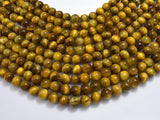 Golden Tiger Eye, 8mm (8.5mm) Round-BeadBeyond