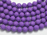 Phosphosiderite, 4mm Micro Faceted Round-BeadBeyond