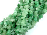 Green Aventurine, 4-9 mm Chips Beads, Long Strand-BeadBeyond