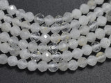 Clear Quartz, 3mm (3.4mm) Micro Faceted Round-BeadBeyond
