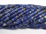 Sodalite, Approx. 2x4mm, Heishi Disc-BeadBeyond