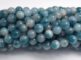 Jade - Blue & White, 8mm Round-BeadBeyond